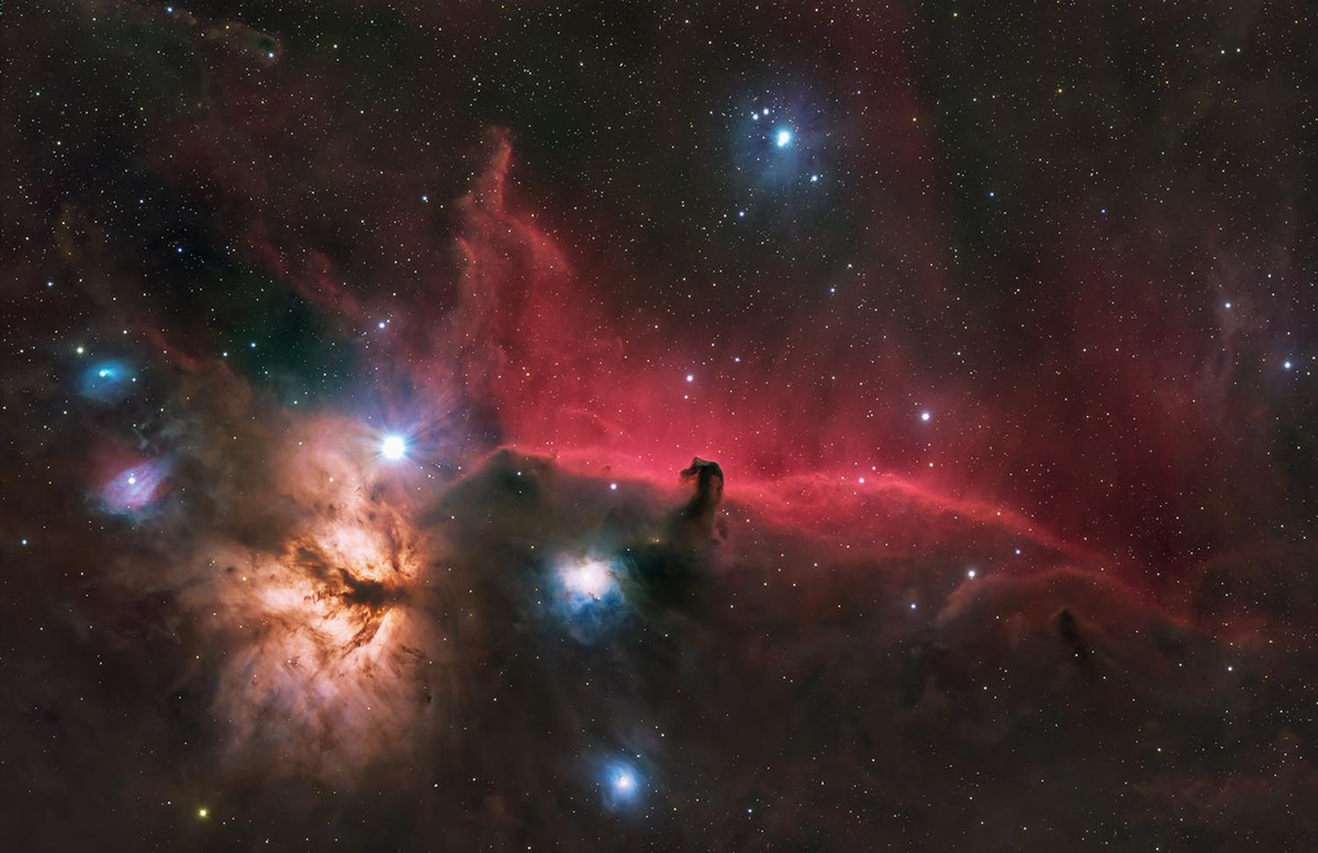 Horsehead Nebula & Flame Nebula